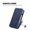 For Honor X70 Pro 5G Case Rhombus Imprint PU Leather Wallet Phone Cover