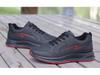 Men's Black Waterproof Leather Casual Sports Shoes - Autumn/Winter, Non-Slip, Wear-Resistant, Perfect for Running and Work.