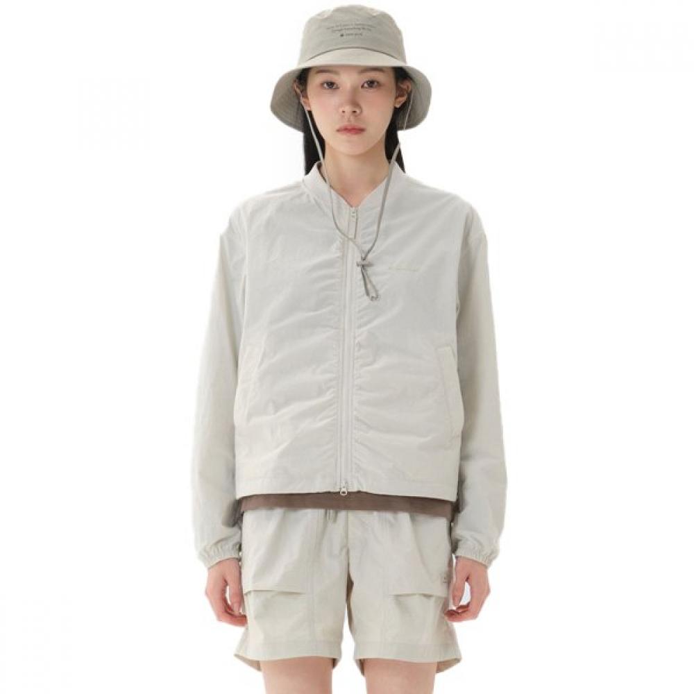 Snow Peak Light TaSLan Women S Bomber Jacket Women S Jacket Light Beige L Size gS S26mwLwb55