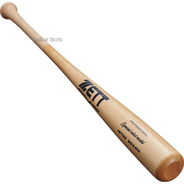 ZETT Youth Softwood Baseball Special Select Model Pro 650g Average for Kids and Elementary School from Swallow Sports Average Bat, Model, 80cm,