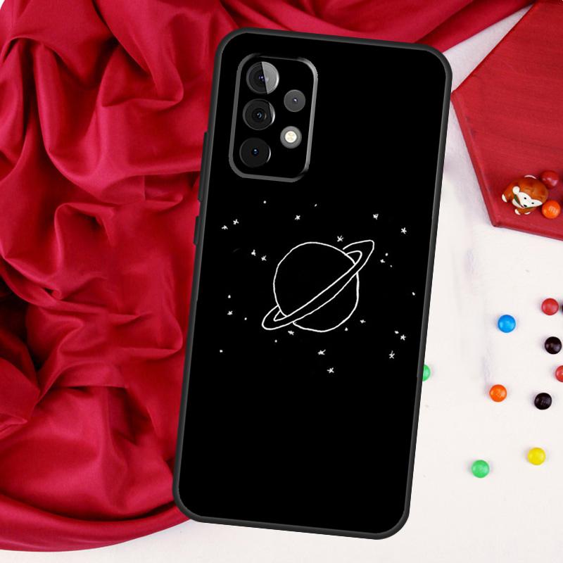 Aesthetic Space Stars Planet For Samsung Galaxy A52 A32 A22 A54 A14 A16 A26 A36 A56 A55 A35 A05 A06 A15 A53 A33 A13 Case