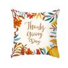 New Pumpkin Thanksgiving Pillow Cover Ins Nordic Peach Skin Printed Cushion Cushion Cover Home Products