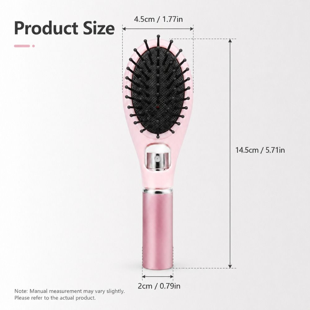 Anti-Frizz Spray Massage Comb Hair Care 2-In-1 Misting Hair Brush Household