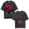 Washed Vintage Game Bloodborne Fear The Old Blood T Shirt Men Women Casual Oversized Tshirt Male High Quality Cotton Tshirts