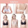 Elegant Ladies Plus Size Lace Full Coverage Bra With Adjustable Shoulder Straps