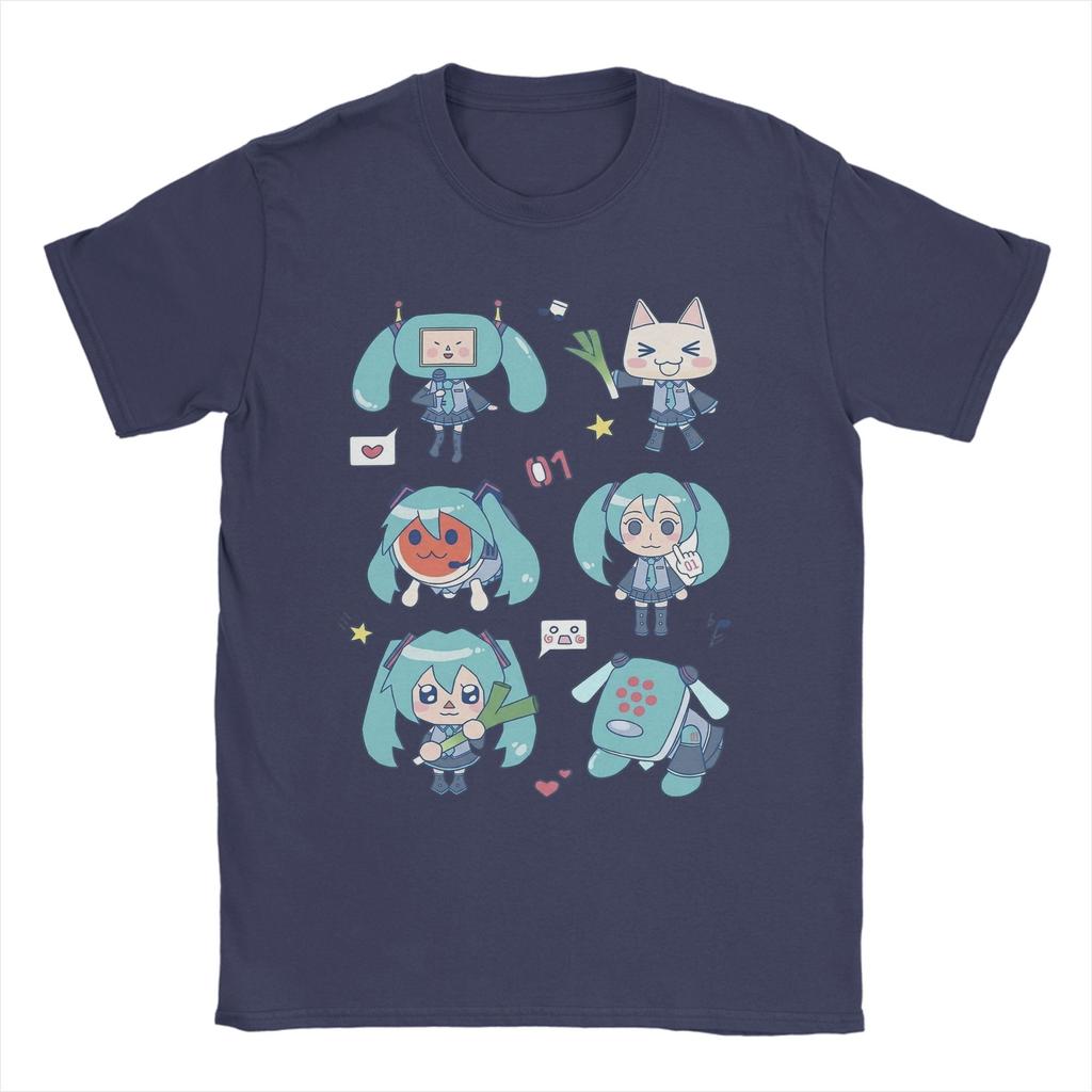 Hatsunes Mikus Special 6 T Shirt for Men 100 Cotton Fun TShirts Crewneck  Tees Short Sleeve Tops New Arrival