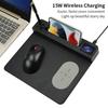 Office Gift Set 15w Wireless Charging Mouse Pad Can Print Logo5w Business Insurance Table Mat Gift
