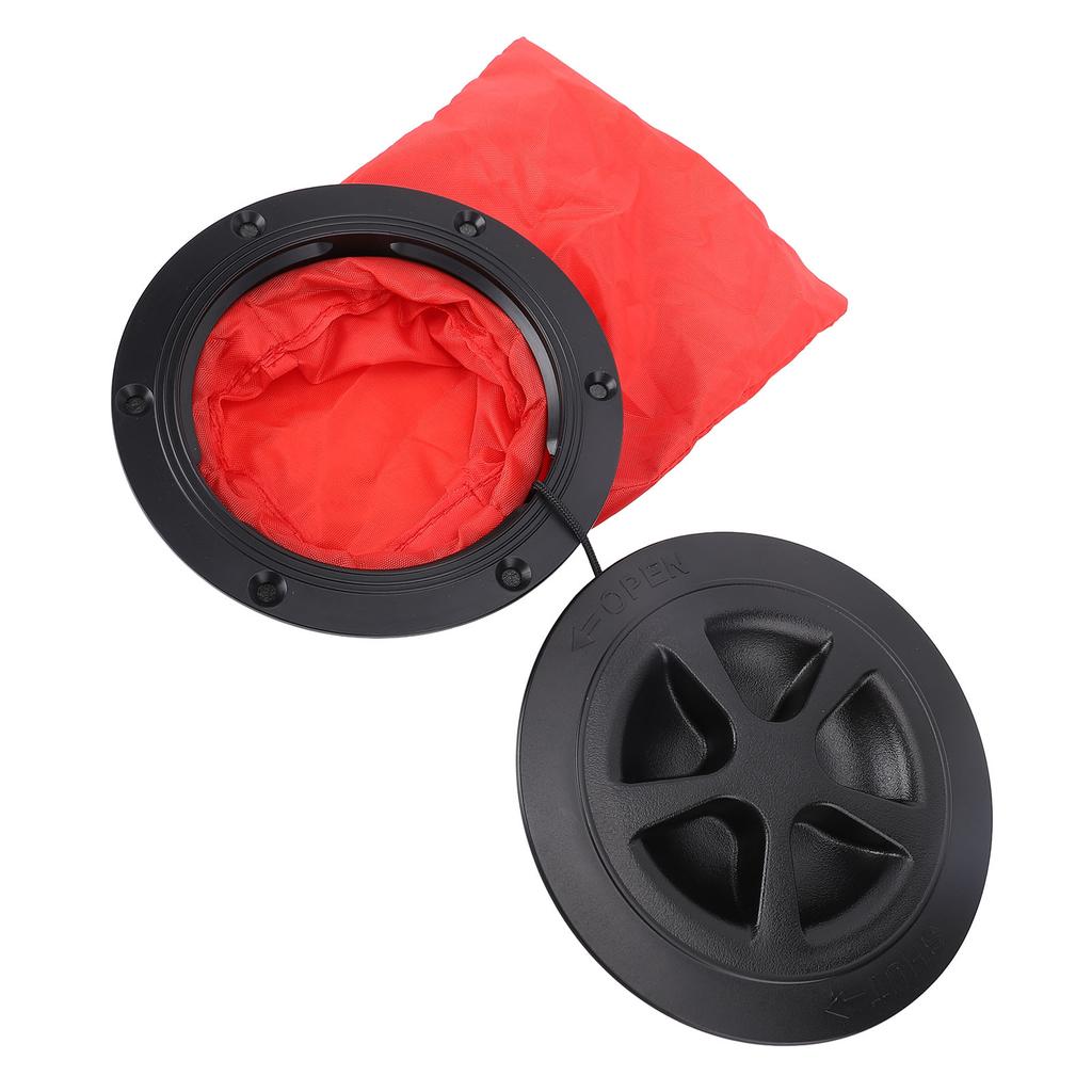 6 Inch Boat Deck Access Cover Buit In Tool Bag Sturdy Round Inspection Hatch Deck Plate for Yacht RV