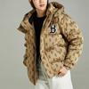 New MLB Down Jackets Unisex Beige Yellow 3ADJM0426-43BGS