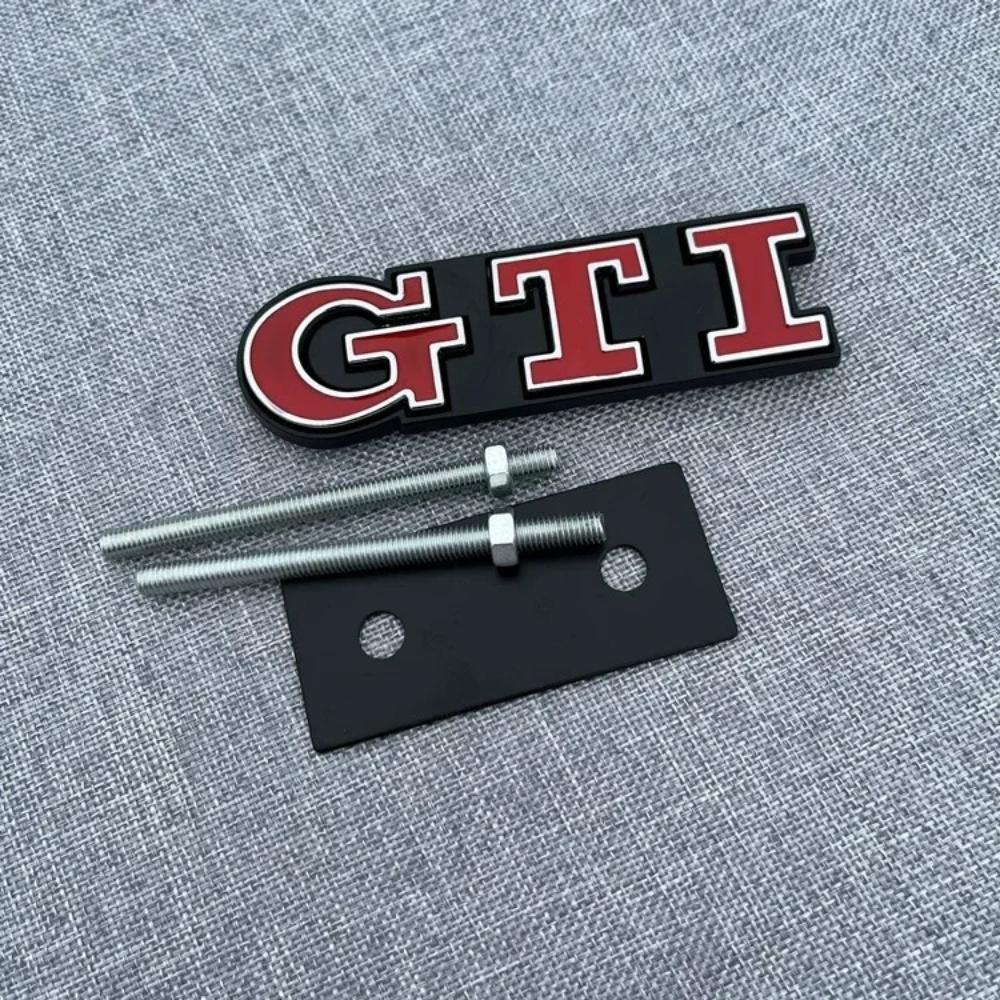CDO1 For VOLKSWAGEN VW GTI 3D Metal Car Trunk Logo Sticker Grill Emblems Badge Decals For VW Golf 2 3 4 5 6 8 MK2 MK3 MK4 MK5 MK6 MK8