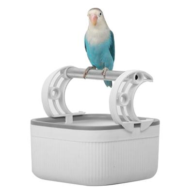 Parrot Stand Bird Toilet Perch Metal Parrot Potty Perch Perch Pole Portable Accessory for Bird Potty Training Tabletop