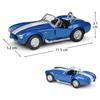 1/36 Ford Shelby Cobra 427 S/C Retro Model Hračky WELLY Diecast Vozidlo Miniatura Natahovací Klasická Kolekce Dárek Pro Děti