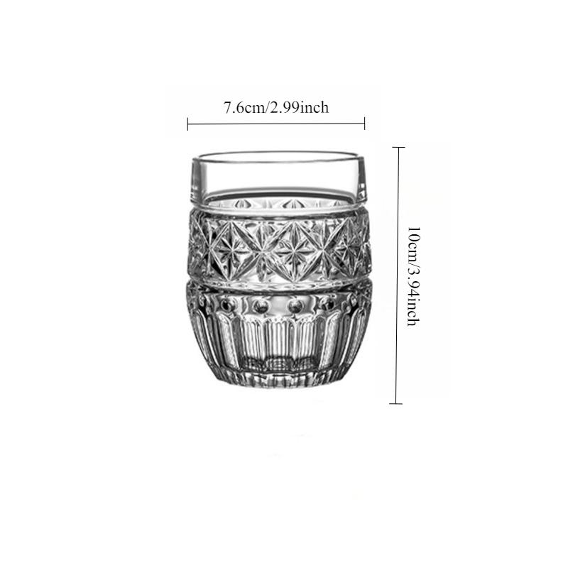 300ml/315ml Classical Cup Modern Transparent Round Wine Glass Transparent Cocktail Glass Drinking Glasses Household Coffee Mug 1pcs