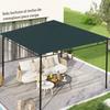 Gazebo Replacement Roof, 300 x 300 cm, 8 Drainage Holes, Grey