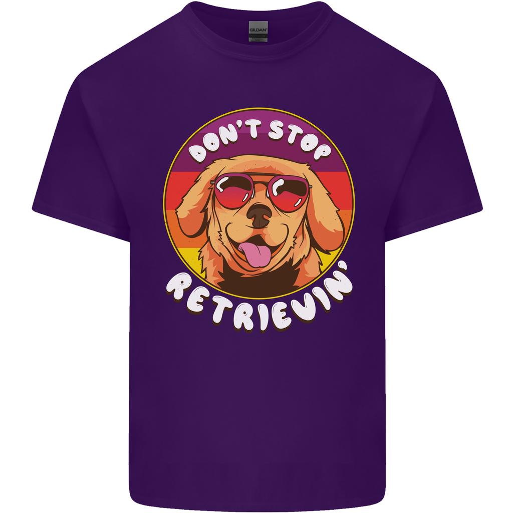 Dont Stop Retrieving Funny Golden Retriever Unisexs Light Cotton TShirt