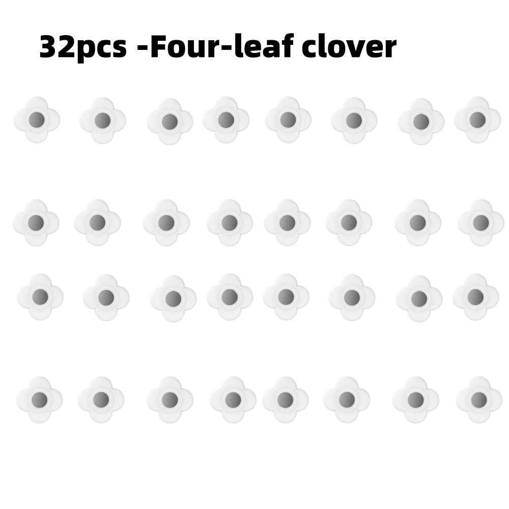 3/6pcs No Drill Magnetic Remote Holder - Wall Mount for TV/AC/DVD Remotes, White Space-Saving Design