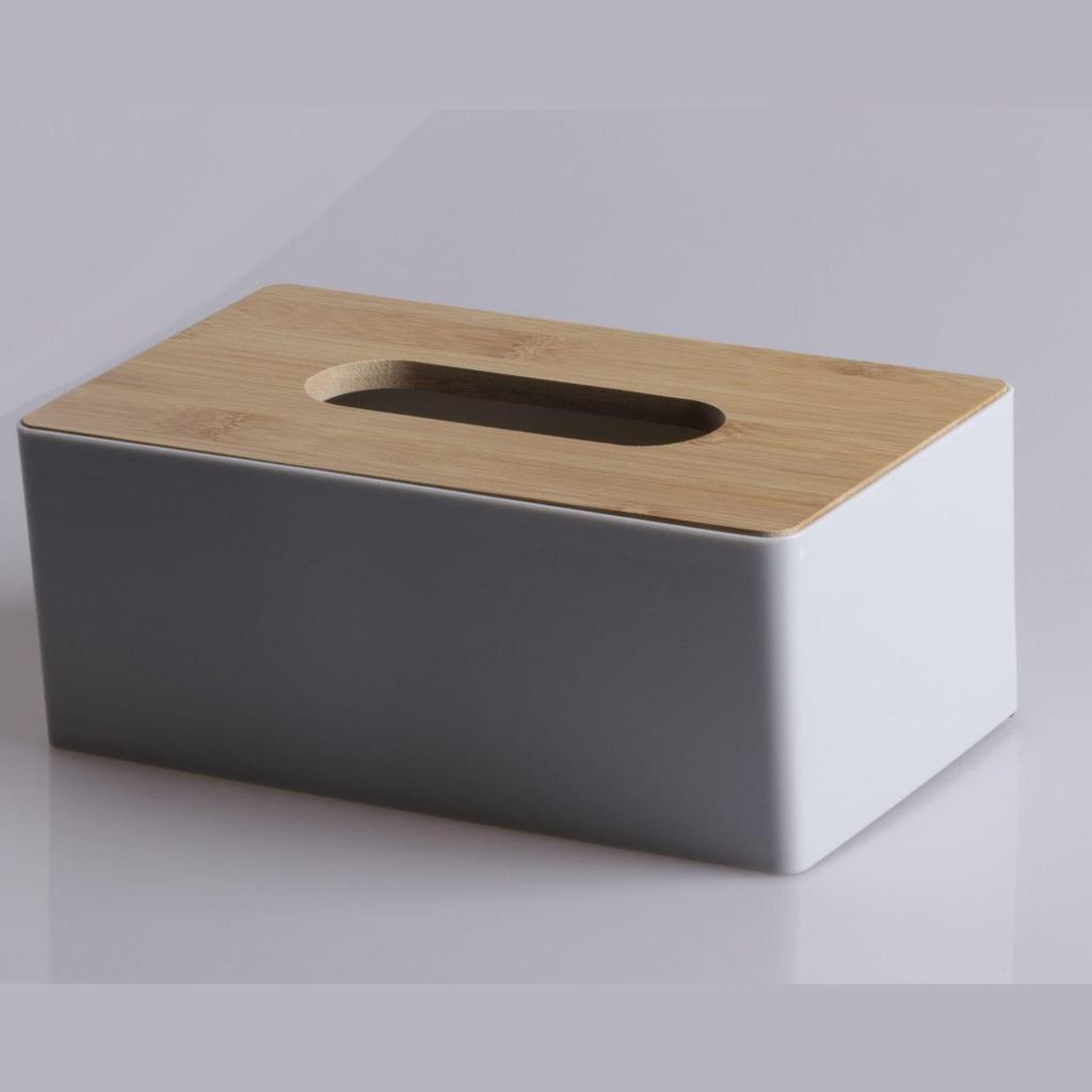 Creative Rectangular Tissue Box Hotels High-end Wooden Cover Paper Box Home Multifu Mobile Phone Storage Paper