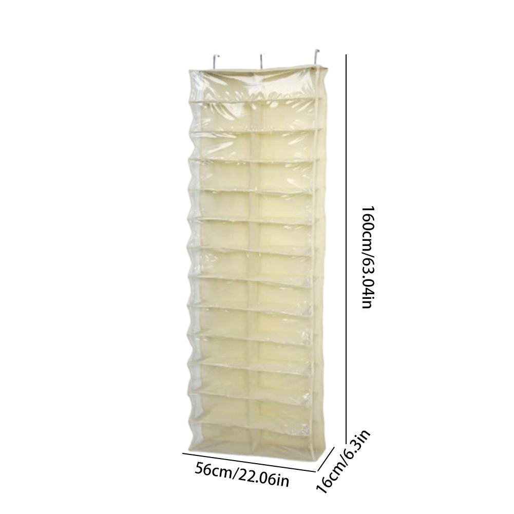 Storage Bag 26 Pockets Large Capacity Property Hanging Organizer Waterproof Attribute Behind Door Shoe Clothes Accessory Tools