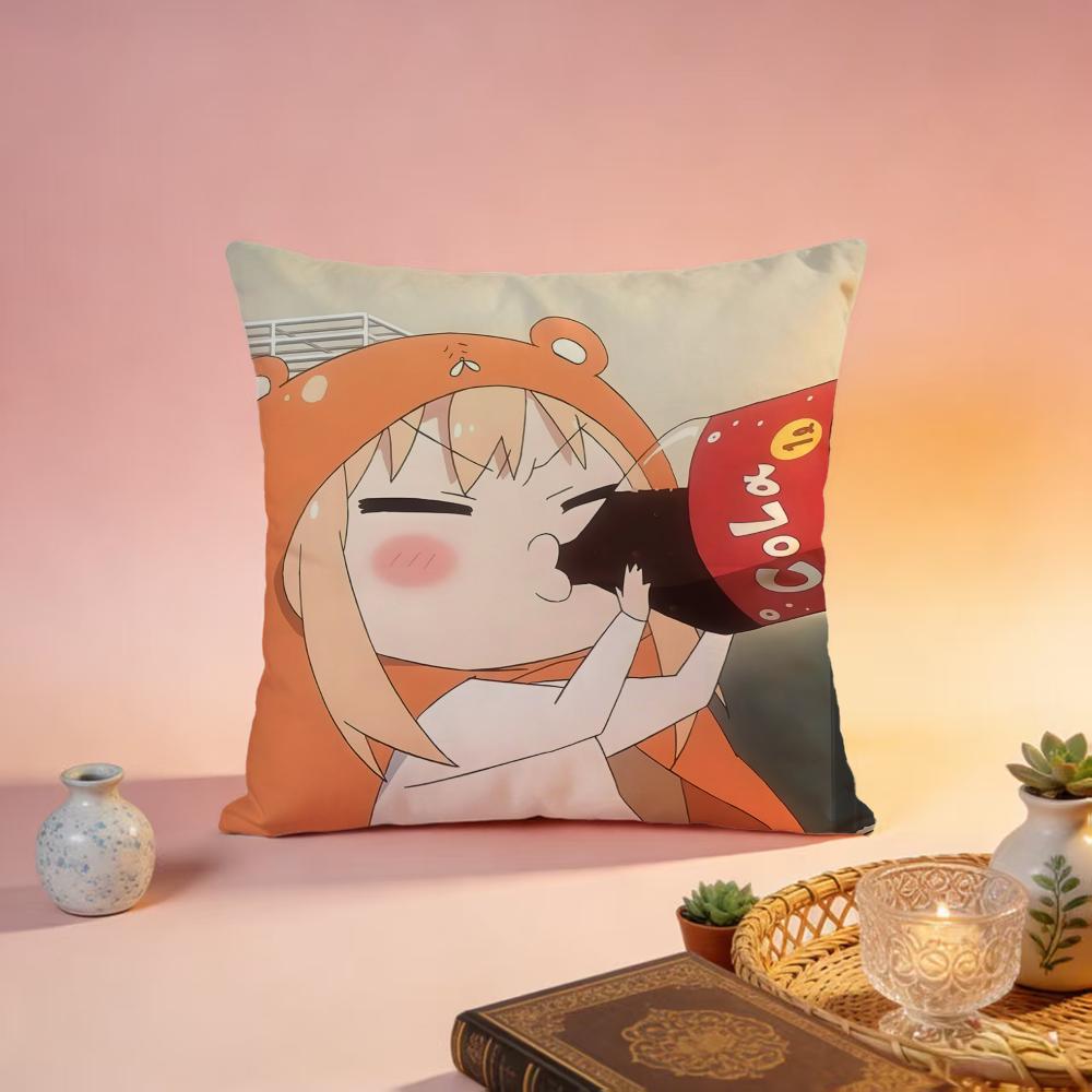 Fashion HHimouto Umaruchaning Cushion Cover Premium SkinFriendly Pillow Case MultiPurpose for Home Office Travel