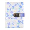 Floral Password Notebook: Leather Lock Diary for Students, Gift-Ready Lined Journal