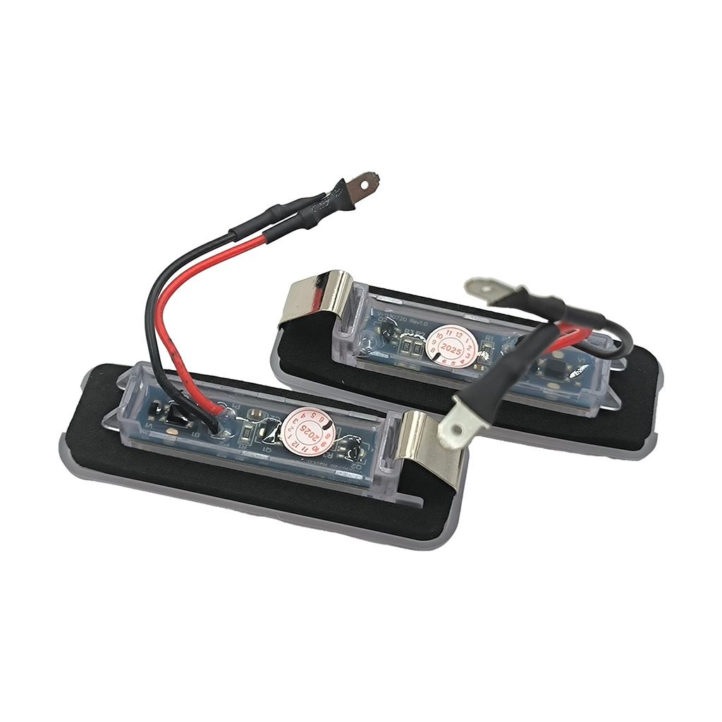 2Pcs For Ford Focus MK1 1998-2005 White LED License Plate Light Number Plate Lamp