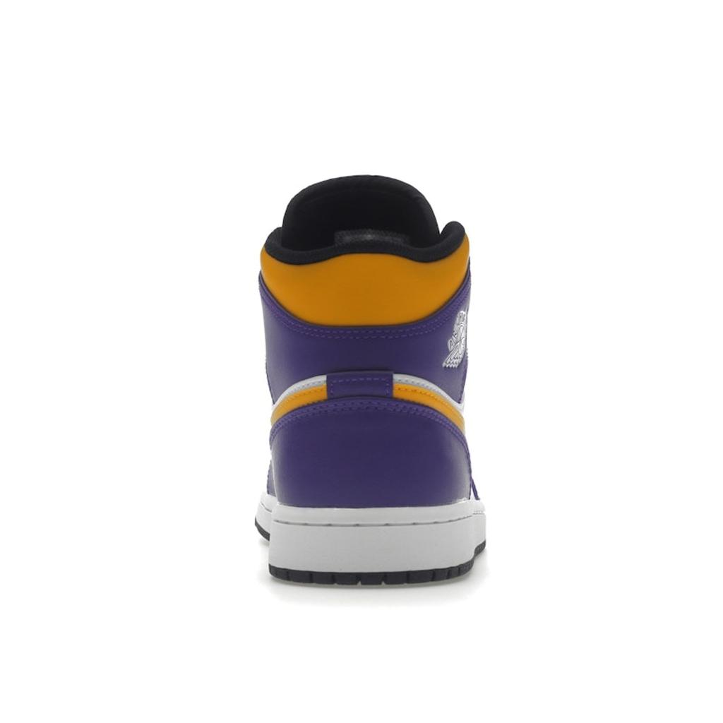Air Jordan 1 Mid Lakers Men Sneakers Purple Dark-Concord Taxi DQ8426-517