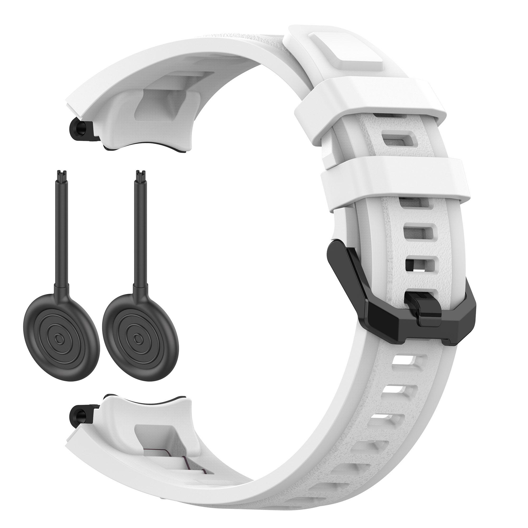 

Для Huami Amazfit T-Rex 2 Сменный ремешок Регулируемый силиконовый ремешок для часов White