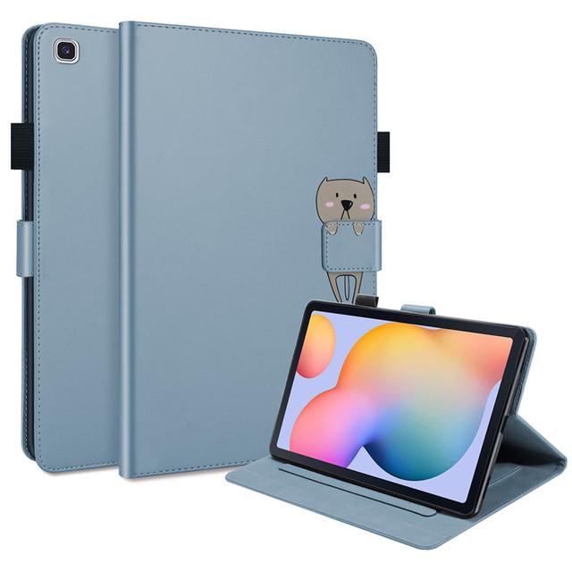 Tablet Kılıfı Coque Pour Samsung Dock Lite Sevimli Kawaii Kedi Krasnopainted Tablet Kapağı Pour Samsung Galaxy Tab Dock Lite Sm-p610 P615 Manyetik Kılıf