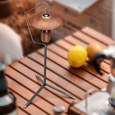 Scheinwerferständerhaken aus Aluminiumlegierung, 1er-Pack, poliertes Metall, tragbares Klappstativ für Heimdekoration, Büro, Camping, Angeln, Picknicks