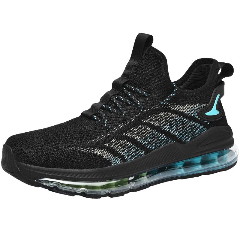 Running Sneakers Plus Size 45 46 47 48 Men Air Cushion Shoes Fashion Casual Mesh Breathable Height Increased Flat Platform Shoes