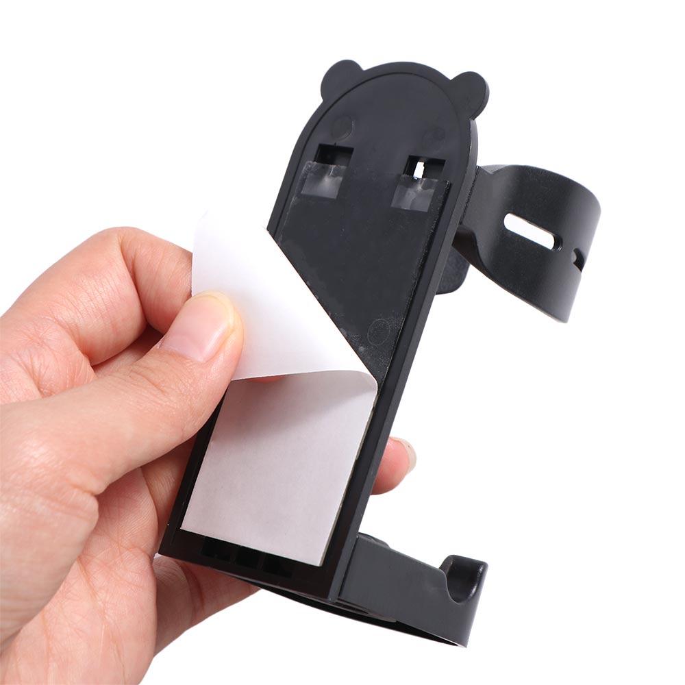 Plastic Wall Mounted Razor Rack Self-Adhesive Non Perforated Razor Holder Space Saving Adjustable Electric Toothbrush Holder