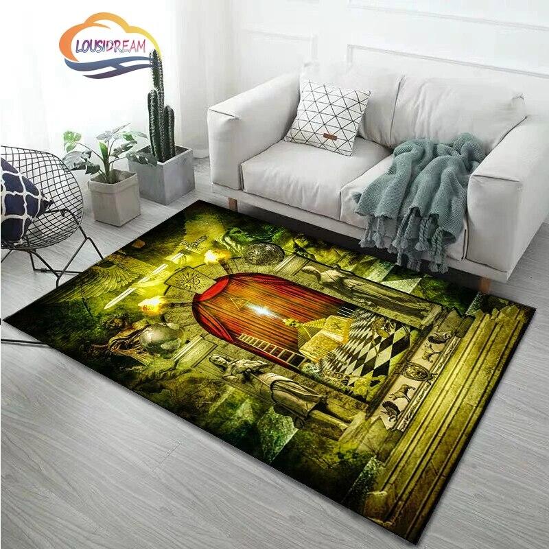 Νεότερο μοδάτο χαλί Freemasonry Χαλί Μασονικό μαλακό χαλάκι πόρτας Χαλιά κρεβατοκάμαρας Freemason Σαλόνι Πόρτα Δάπεδο Χωλ Χαλάκι Χαλάκι γιόγκα