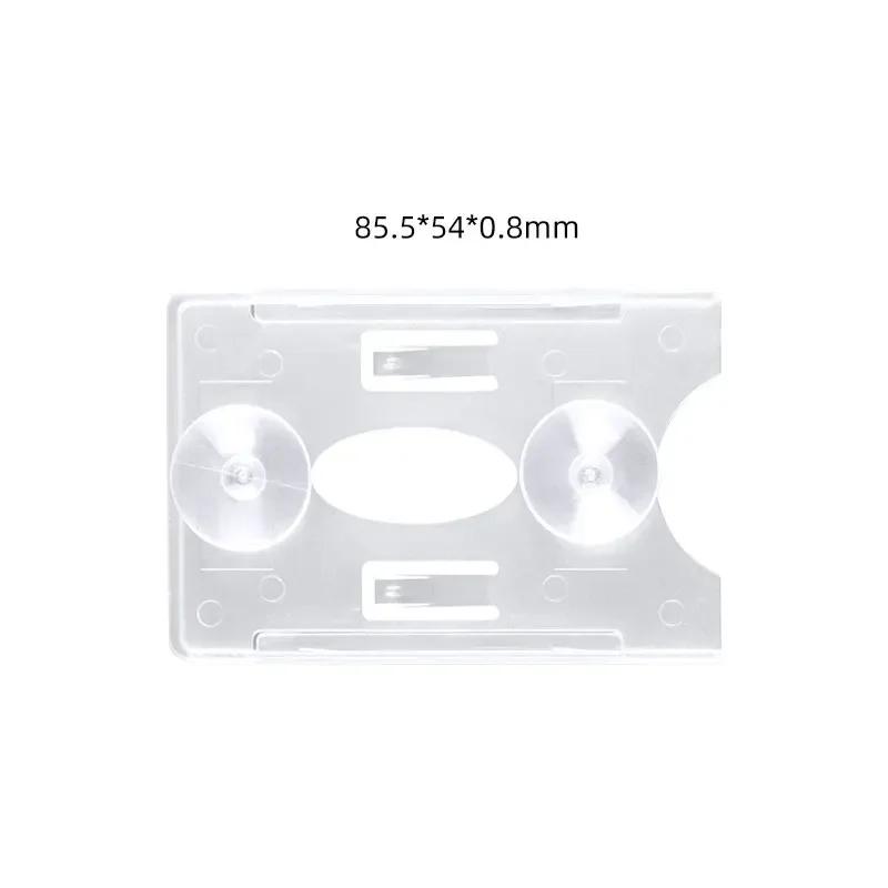 1pcs Car Organization Card Sleeve for Windshield Glass Tag Durable ID IC Card Holder Sucker Card Holder Window Mount Sucker Clip