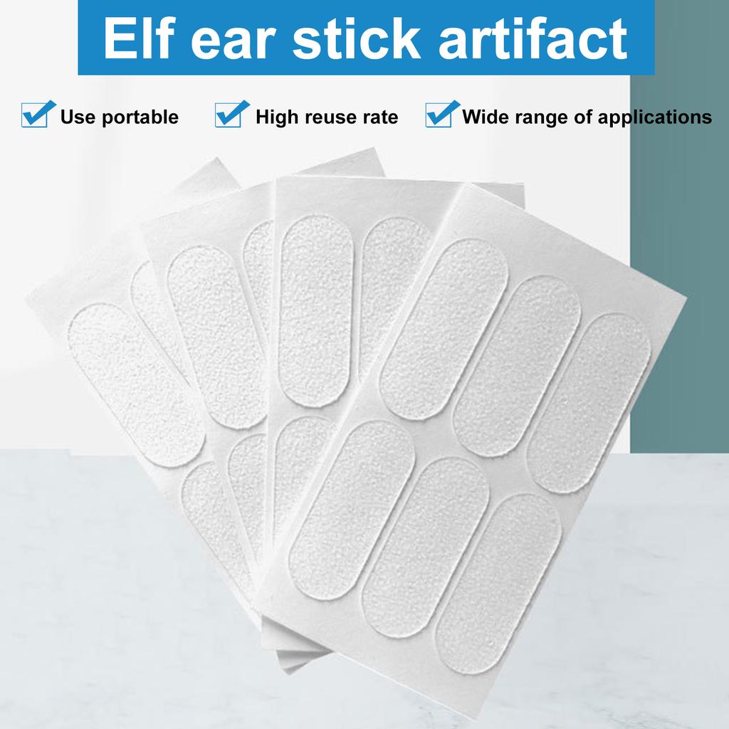 6 Stück/Blatt Elfen-Ohraufkleber, Furnierohren werden zu vertikalen Ohraufklebern, Ständer, Ohraufkleber, Ohrunterstützungsaufkleber