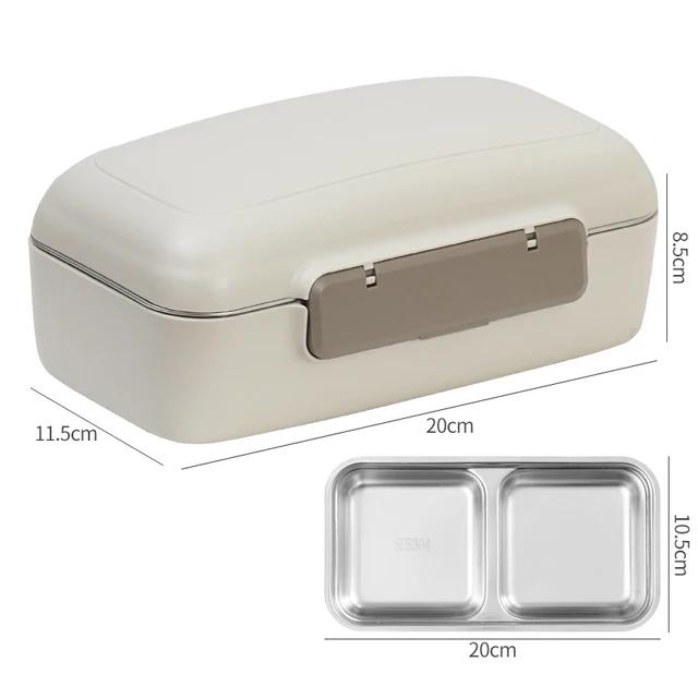 

Герметичный термоконтейнер для завтрака из нержавеющей стали 304, изоляция, микроволновая печь, портативные многофункциональные герметичные контейнеры для еды Bento