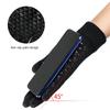 Winter Men Knitted Gloves Warm Full Fingers Touch Screen Anti-Slip Gloves for Cycling Running Driving Hiking Camping Work Mitten