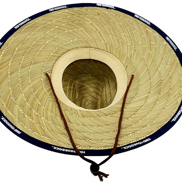 Summer sunshade jazz hat, folding hollow Lafite straw hat, beach big edge straw hat, fisherman's hand-woven hat