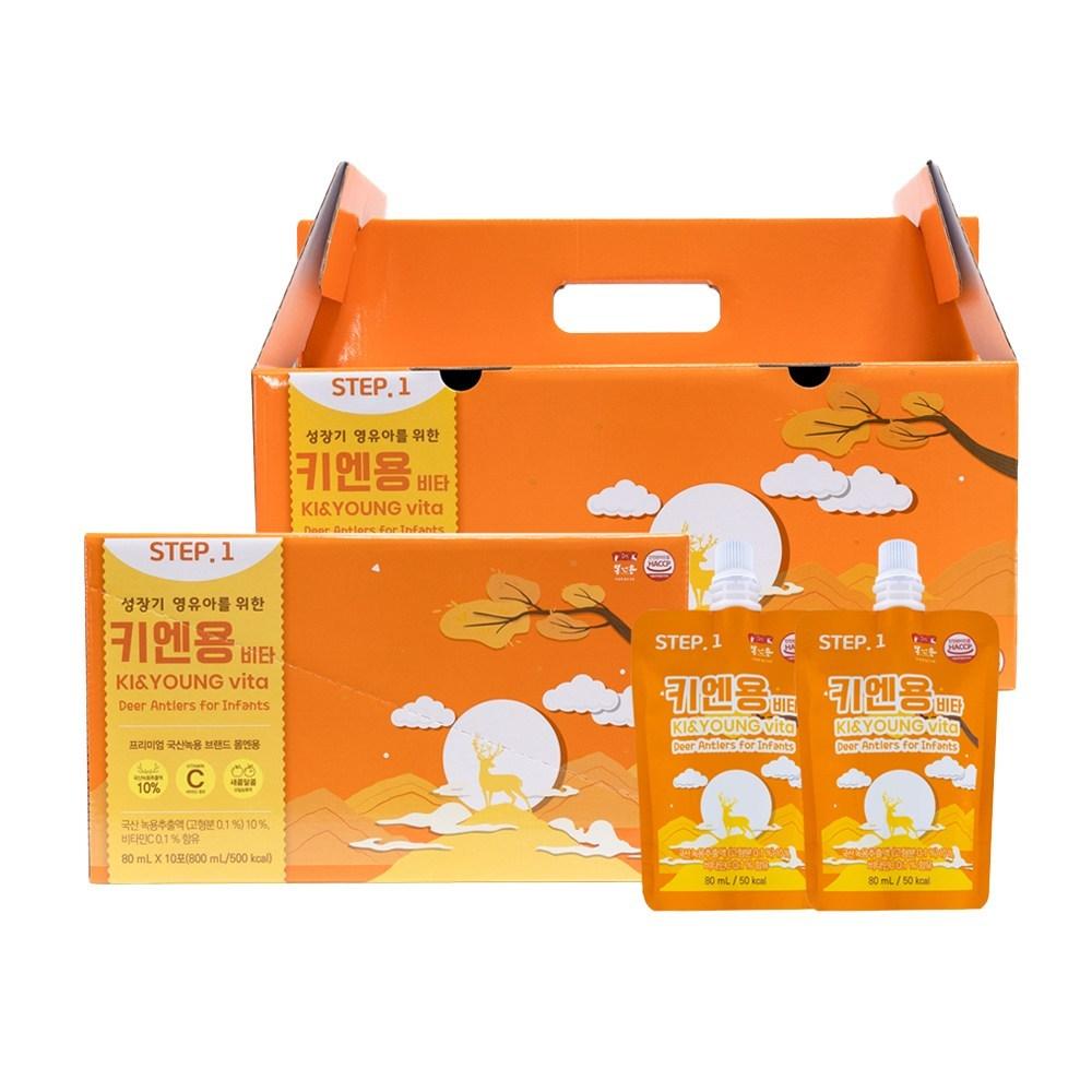 Momenyong Kienyong Vita Delicious Children's Deer Antler Velvet 80ml 10 Pcs