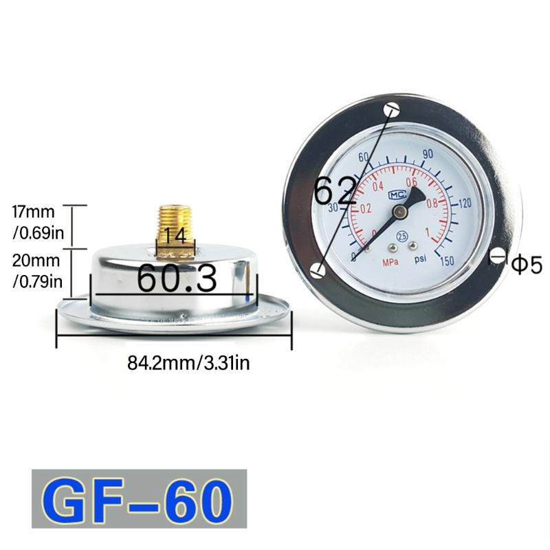 Industrial Pressure Gauges with High Accuracy & Corrosion Resistant Brass Suitable for Engineers & Maintenance Personnel
