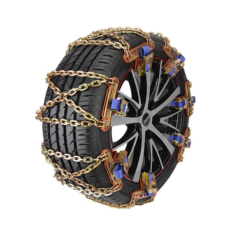Universal Anti-Skid Tire Chains for Sedans, SUVs, Off-Road Vehicles, and Pickup Trucks