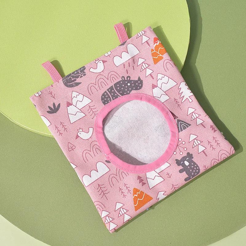 3/2/1 Hole Hanging Hay Bag for Bunny Guinea Pigs Small Animal Feeder Rabbit Food Dispensers Bag Cage Pet Feeding Accessories