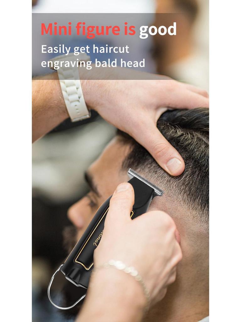 Rechargeable Electric Hair Clipper & Trimmer with Digital Display for Shaving, Balding, and Oily Scalps
