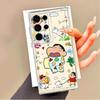 Case for Samsung Galaxy S24 S20 Plus S25 Edge S22 FE S21 Note 20 Ultra 10 S23 Ultra S26 Phone Cover Cute Crayons Shinchans
