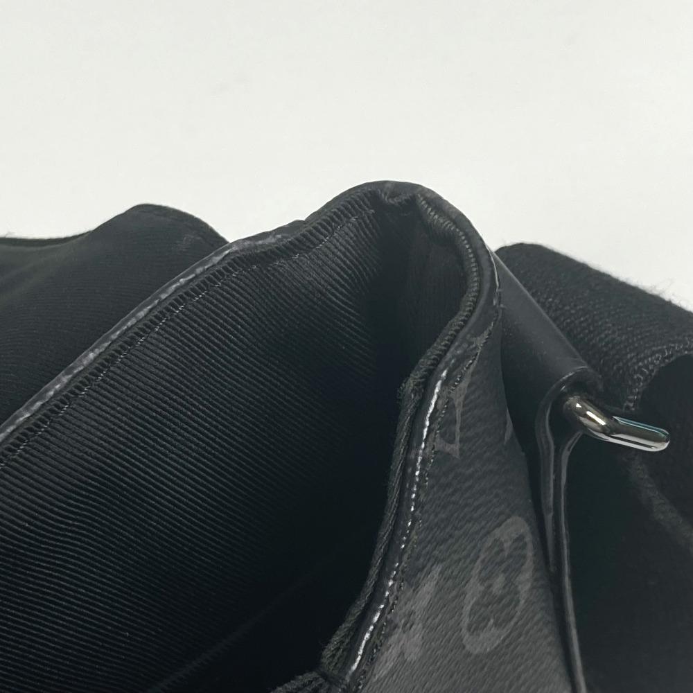 Louis Vuitton M45272 MonogramEclipse District PM bag flap crossbody Shoulder Bag