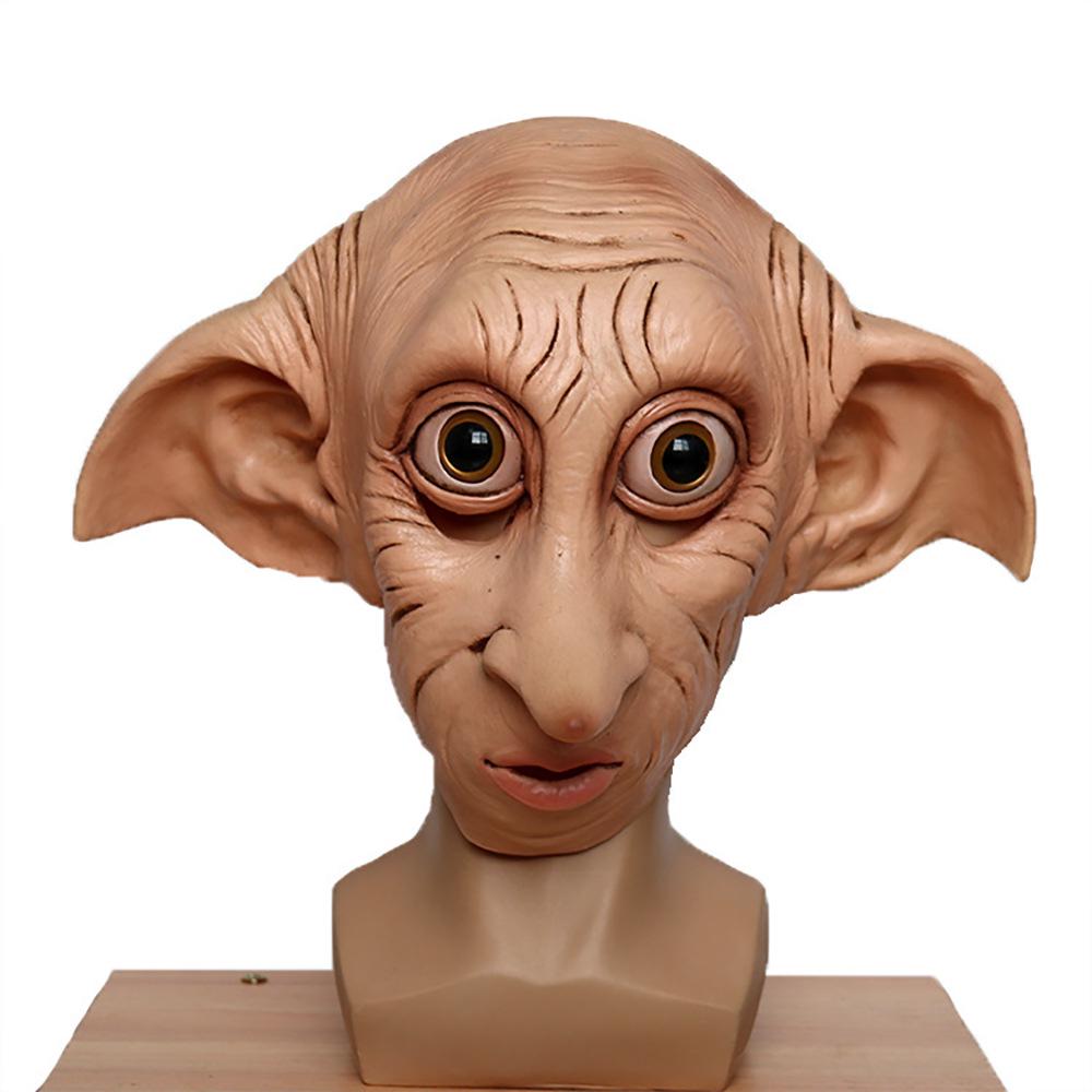 Harry Potter Dobby & Voldemort Latex Mask - Halloween Magic World Elf Headgear