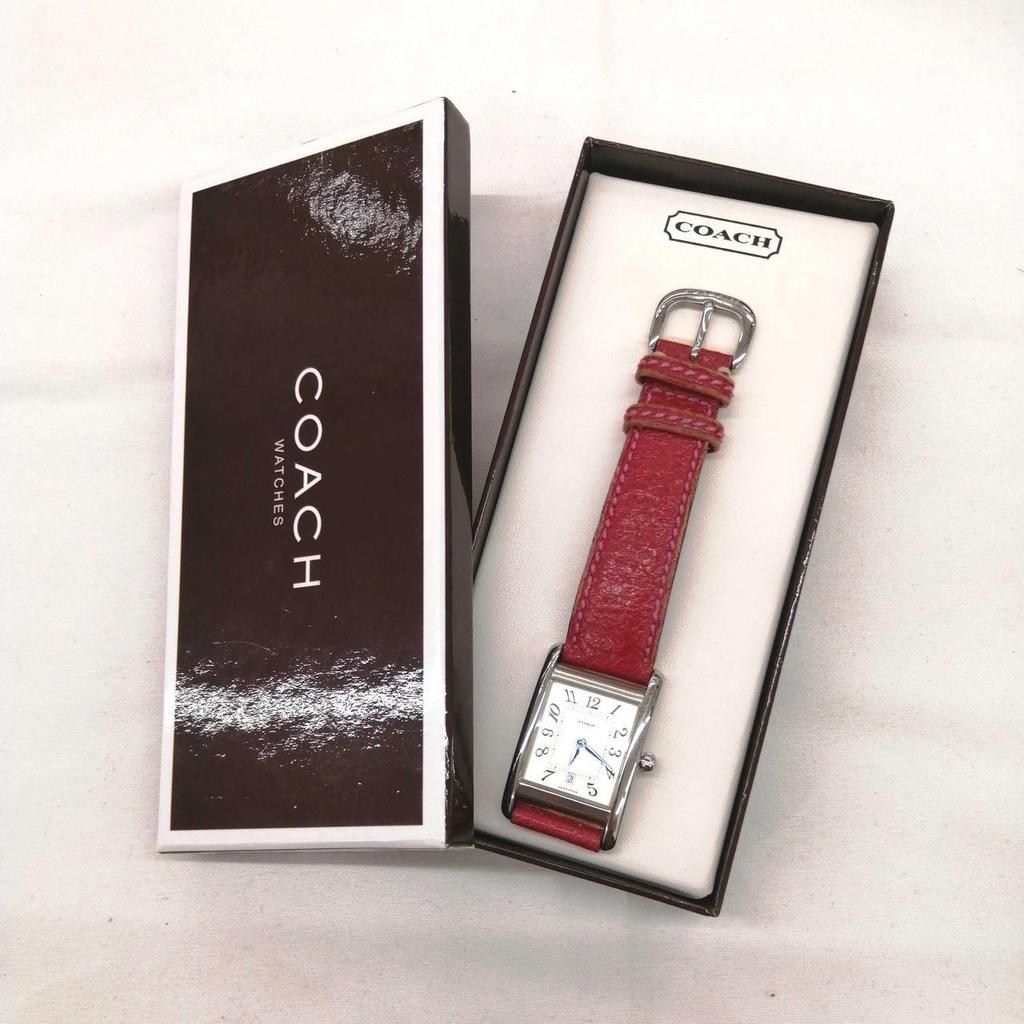 Used COACH W502 quartz watch