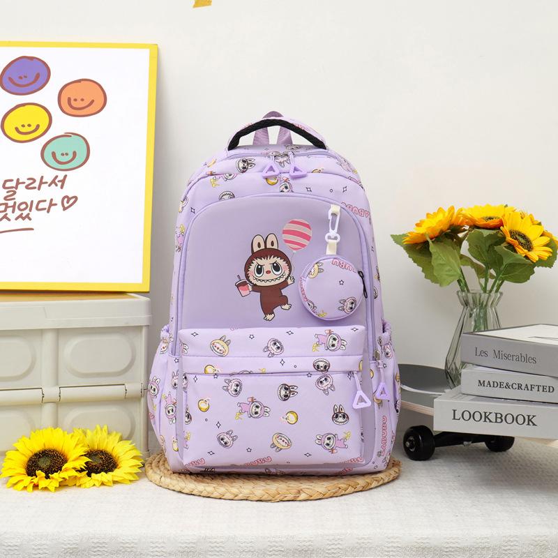 Batoh LABUBU Školní taška Volnočasový batoh Dětská taška Batoh pro základní školu LABUBU Dívčí Chlapecký školní batoh 6 barev