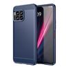 Carbon Fiber Texture TPU Case for T-Mobile Revvl 7 Pro 6x 5G Revvl 6 T Phone Pro 5G Shockproof Protective Business Full Protection Cover