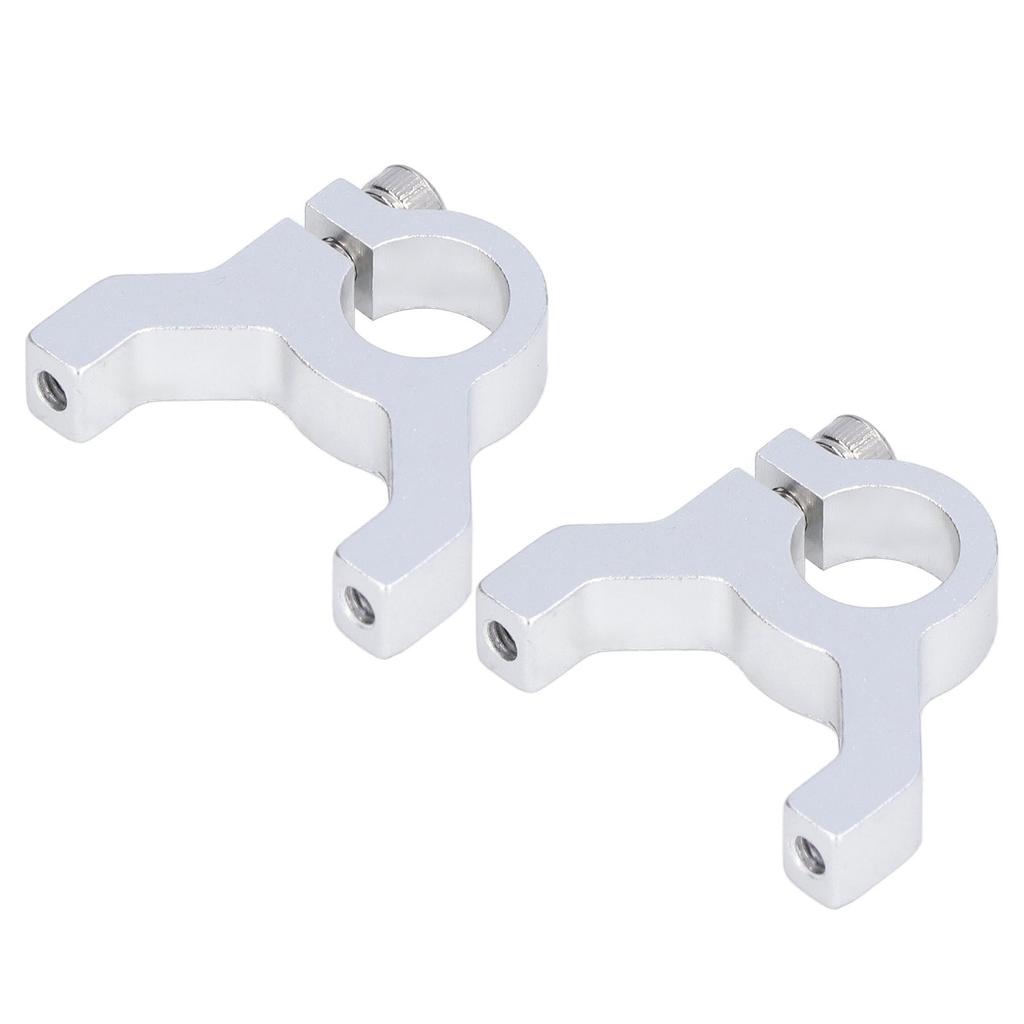 2PCS Clamping Support 1 Side 2 Post M4 Thread Aluminum Clamp Mount Robot Shaft