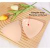 Triangle Sticky Bra Pads Water Proof Thin Edge Deep V Soft Reusable Adhesive Bra Inserts Pads 8cm